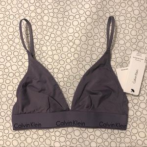 Calvin Klein triangle bralette, small